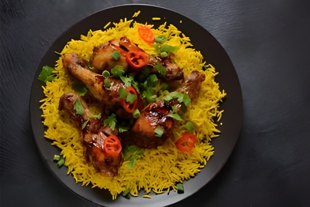 chicken and yellow rice recipe