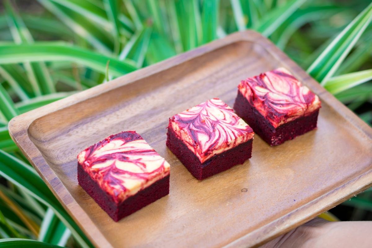 Making Red Velvet Brownies