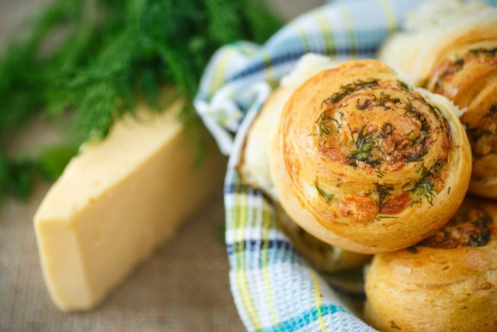 bun and cheese