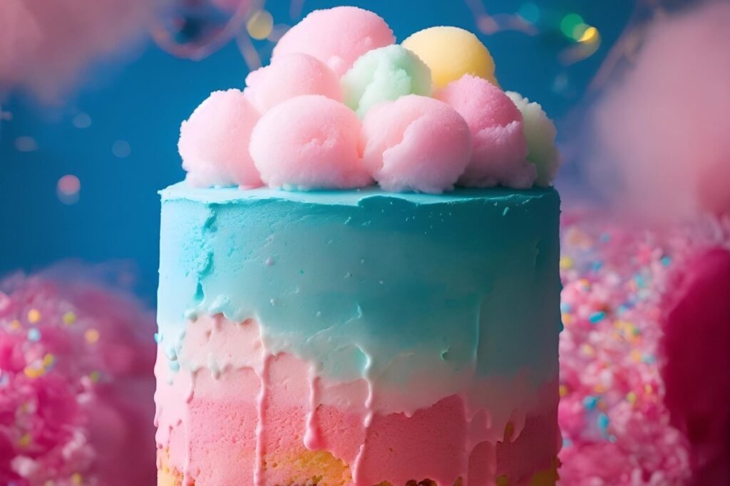 cotton candy cake