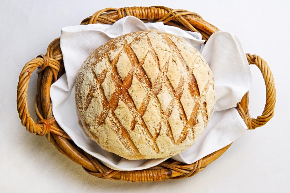 basket bread